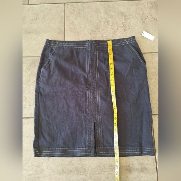 Talbots blue cotton skirt size 14 - Picture 7 of 7